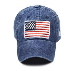 Gorra de Béisbol de Mezclilla Bordada con la Bandera de EE. UU., Unisex, Ajustable, de 6 Paneles, Estilo Casual de Algodón para Adultos - Product Image 4