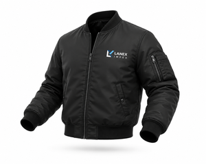 Blouson d'hiver pour homme de haute qualité, personnalisé, en polyester, coupe-vent, léger, décontracté, fermeture éclair, logo personnalisé ODM - Product Image 2