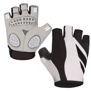 Guantes de Levantamiento de Pesas de Medio Dedo, Material PU, Transpirables, Antideslizantes, con Almohadilla en la Palma, para Gimnasio, Fitness, Unisex, Rosa y Negro - Product Image 6