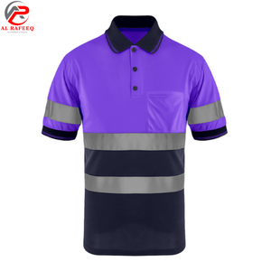 Camisetas Polo de Manga Corta de Alta Visibilidad Reflectantes para Hombre, Precio al por Mayor - Product Image 3