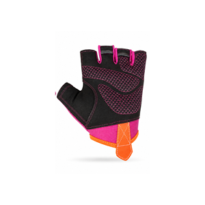 Guantes Deportivos de Medio Dedo, Color Rosa Naranja, Transpirables, de Poliéster, para Levantamiento de Pesas, Entrenamiento en Gimnasio, con Protección Antideslizante para la Palma - Product Image 3
