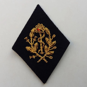 Handmade Embroidered Accessories with Custom Branding OEM Service Manufacturer Elegant Hand Embroidery Badges Best Selling - Product Image 3