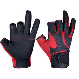 Half Finger <b>Fishing</b> <b>Gloves</b> Non Slip Grip OEM & ODM UV Protection <b>Fishing</b> <b>Gloves</b> for Unisex 3 Finger Wholesale Factory - Product Image 1