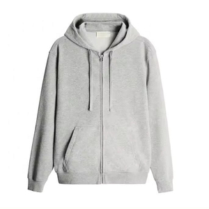 Nouveau design, sweat à capuche léger avec fermeture éclair intégrale, style hip-hop sportif, pour homme - Product Image 4