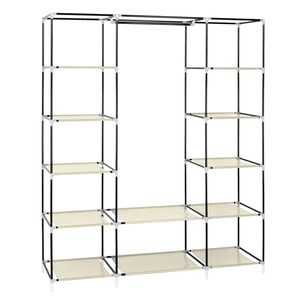 Armadio Portatile in Plastica Resistente con Tessuto Non Tessuto per Facile Montaggio - Product Image 6