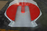 Máquina Envolvedora de Palés Automática de Perfil Bajo con Plataforma Giratoria Tipo M/Horseshoe, Compatible con Transpaletas Manuales