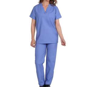 Custom Medical Scrub Uniform for Hospital Nurse <b>Doctor</b> Breathable Nursing Scrubs <b>Set</b> with OEM ODM Manufacturing Service - Product Image 1