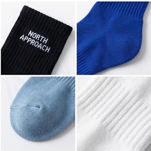 Chaussettes North Approach 100% Coton Respirantes Style Classique pour Adulte – Chaussettes Décontractées d'Été en Noir, Bleu, Bleu Clair, Blanc, Gris - Product Image 4