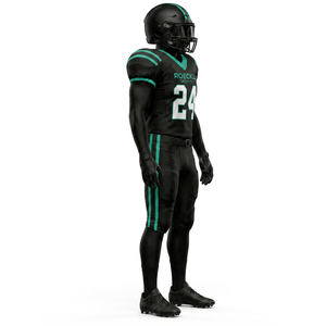 Uniforme de Fútbol Americano para Equipos Juveniles, Uniformes de Fútbol Personalizados con Nombres y Números, Envío Rápido a Todo el Mundo, Talla OEM - Product Image 6