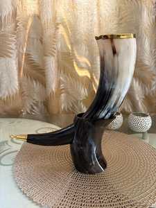 American Style Buffalo Horn Stand-Eco-Friendly <b>Disposable</b> Large Capacity for Home Restaurant Office Party Business Gifts - Product Image 3