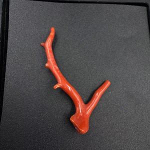 Cuentas de Coral Rojo Natural de Rajasthan, Piedra Preciosa en Bruto para la Fabricación de Joyas, 13.35ct - Product Image 1