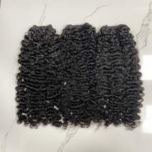 Extensions de cheveux humains bruts non transformés de haute qualité 100% tissage de cheveux vierges de qualité bouclée birmane pour les femmes noires - Product Image 6