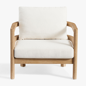 Ensemble de canapés de jardin en teck, mobilier d'extérieur, canapé en teck et rotin et table basse pour la plage, le restaurant, le parc - Megan - Product Image 2