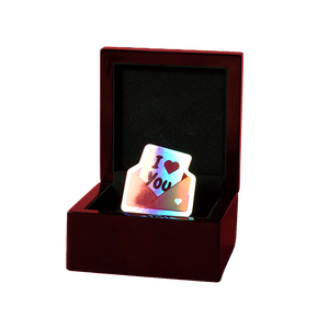 สติกเกอร์ไวนิลโฮโลแกรมกันน้ำแบบกำหนดเองสำหรับบรรจุภัณฑ์ซอสพริก น้ำผึ้ง และอาหารพรีเมียม - Product Image 4