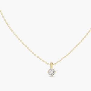 Indian Supplier Luxury Yellow Gold Emerald Cut Diamond Pendant <b>Necklace</b> Adjustable Chain for Women Fine Jewelry Available - Product Image 4