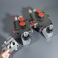 Vanne directionnelle hydraulique électrique Hy-Waloil P40 40Lpm, électrovanne multivoies proportionnelle monobloc 31,5 Mpa, structure intégrée