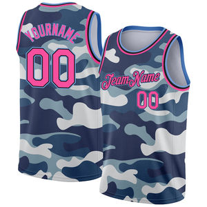 Maillot de basketball imprimé par sublimation, 100% matériau pur, service OEM, respirant, anti-UV, évacuant l'humidité, grande taille, personnalisé, 180g - Product Image 1