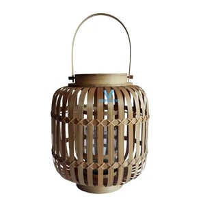 Wholesale Bamboo <b>Rattan</b> <b>Lantern</b> Handmade Candle Holder for Wedding Decoration - Product Image 1