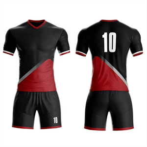 เสื้อฟุตบอลคุณภาพสูงแบบ OEM สั่งทำได้ ขายส่งราคาถูก ชุดเปล่าพร้อมปักชื่อตามสั่ง ผู้ผลิตเสื้อซับลิเมชั่น - Product Image 1