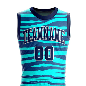 Uniforme de basket-ball 100% polyester, fabricant professionnel, service OEM, séchage rapide, respirant, durable, ensemble d'uniformes de basket-ball - Product Image 4