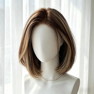 Peluca de cabello humano de 16 pulgadas en oferta, peluca sin pegamento para mujeres, cabello suave y sedoso, peluca de moda disponible a un precio razonable - Product Image 6