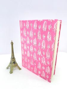 Premium <b>A5</b> Handmade <b>Diary</b> Handmade Paper Hardcover Cotton Fabric Hand Block Printed Writing Journal notebook business travel - Product Image 5