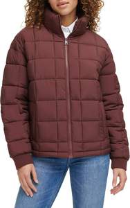 Womens Premium Bubble Jacket <b>Thick</b> Hooded <b>Winter</b> Puffer <b>Coat</b> Cotton Filled Breathable Full Zip Everyday Outerwear - Product Image 4