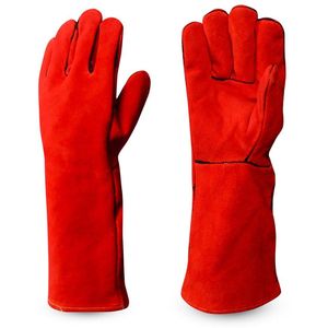 Heat Resistant <b>Long</b> Hand Leather Tig Welding <b>Gloves</b> for Welder cotton Workers from Pakistan wholesale price for sale - Product Image 3
