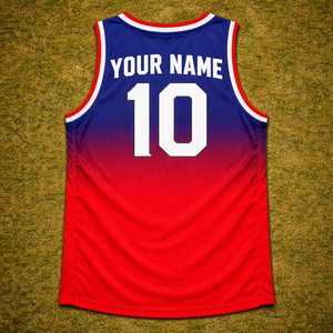 Custom Basketball Team Jersey Schools Plus Size Quick Dry Breathable 100% Polyester Fabric Heat-Transfer Printed Player Front - Product Image 2