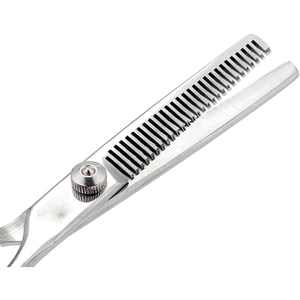 High Quality Barber <b>Thinning</b> Scissors Sharp Blades <b>Mirror</b> Polish Stainless Steel barber Hairdressing Scissors - Product Image 4