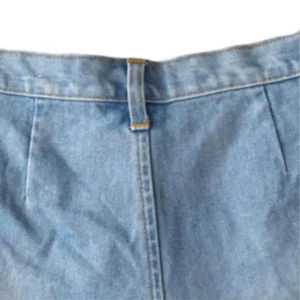 High Quality Canvas Denim Shorts Fashion High Waist Blue <b>Jeans</b> Casual Pants Elastic Waist <b>Drawstring</b> <b>Men</b> Quick Dry 180g Woven - Product Image 6