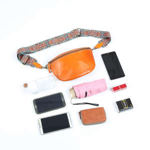 Bolso de Cuero Auténtico para Mujer, Bolso Bandolera con Correa de Hombro con Diseño, Impermeable y Duradero - Product Image 5