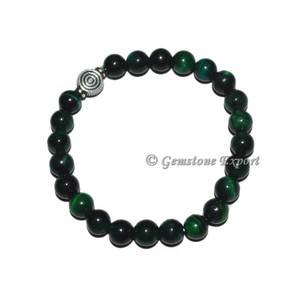 Bracelet en cristal œil de tigre vert - Vente en gros - Accessoire de mode - Charme - Product Image 1