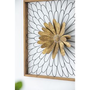 Ashlyn Bloom 30x2x30 Décoration murale Peintures florales pour la maison, salon, cuisine, hall d'entrée, bureau - Product Image 4
