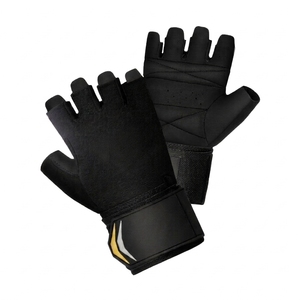 Weight Lifting Gloves Leather <b>Half</b> Finger Touchscreen Compatible Wrist Wrap Gym Fitness Workout Training Anti <b>Slip</b> Breathable - Product Image 1