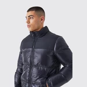 Ropa de Primavera, Estilo Sencillo y Moderno, Corte Ajustado, Material Personalizado Estándar, Cálido, Impermeable, Cortavientos, Transpirable, Dos Bolsillos Delanteros Personalizados - Product Image 5