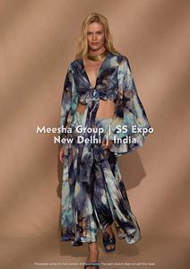 Ensemble deux pièces bohème imprimé pour femme, haut court à manches évasées à nouer avec jupe longue - Vente en gros - Assortiment - Product Image 4