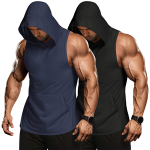 <b>Men</b> <b>Sleeveless</b> <b>Hoodies</b> Breathable Cotton Custom logo Regular Fit <b>Sleeveless</b> <b>Hoodies</b> <b>for</b> <b>Men's</b> High Quality <b>Sleeveless</b> Hoodie <b>Men</b> - Product Image 1