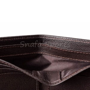 Porte-monnaie multifonctionnel en cuir de vachette personnalisé avec étiquette privée, porte-cartes en cuir de vachette très vendu pour hommes - Product Image 4