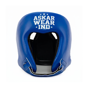 อุปกรณ์ป้องกันศีรษะสำหรับชกมวย Askar Wear Ind Blue PU เหมาะสำหรับการฝึกซ้อมทุกฤดูกาล - Product Image 1