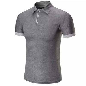 Polos personnalisés unisexes, t-shirts unis en coton 100%, vente en gros, t-shirts à manches courtes, polos pour hommes, polos vierges - Product Image 1