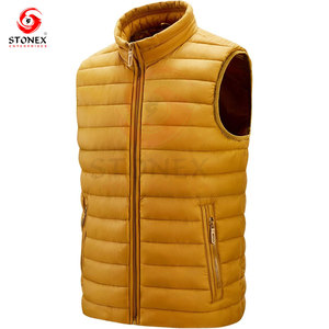 Unisex Puffer <b>Vest</b> Lightweight Quilted Warm & Windproof Eco-Friendly Autumn Outerwear Stand Collar <b>Vest</b>. - Product Image 1