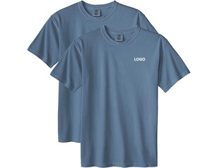 T-shirt en coton personnalisé violet à manches courtes, col rond, unisexe, pour la promotion et les événements d'équipe - Product Image 5