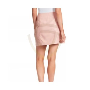 Falda de cuero PU para mujer, estilo retro, cintura baja, calidad premium, falda de cuero para mujer, muy vendida. - Product Image 3