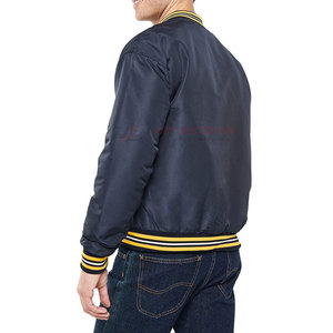 เสื้อแจ็คเก็ตซาตินลำลองขายส่งสำหรับผู้ชายไซส์ใหญ่ แขนยาว คอตั้ง เป็นมิตรกับสิ่งแวดล้อม ระบายอากาศได้ดี เหมาะสำหรับฤดูหนาว - Product Image 2