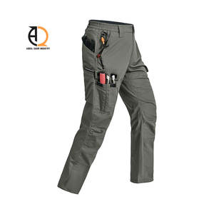 Pantalones de Trabajo de Alta Visibilidad para Hombre, Nuevos, Multibolsillos, Impermeables, de Poliéster, para Otoño y Primavera, Ropa de Trabajo para Exteriores - Product Image 2