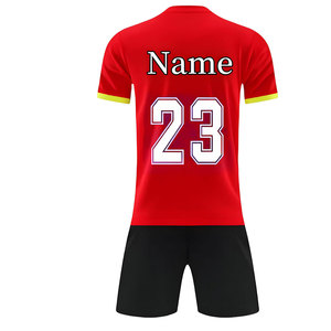 Nouvelle Arrivée 2026 : Maillot de Foot Homme Manches Courtes Personnalisable avec Nom et Logo de Votre Équipe – Tenue de Football Durable - Product Image 2