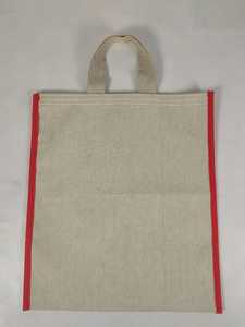 Plain <b>Canvas</b> <b>Tote</b> Bag with Cotton Webbing Handles Reusable Shopping Carry Bag for Promotional Custom Printing - Product Image 2