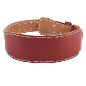 Custom Logo Genuine Leather Weightlifting Belt Gym Fitness Powerlifting <b>Back</b> <b>Support</b> Belt Strength Training & Bodybuilding - Product Image 1