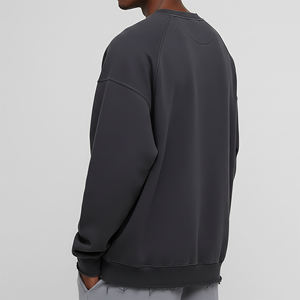 Sweat-shirts pour hommes style épaules tombantes, en molleton de haute qualité, brodés, coupe oversize, vierges, épais, pour le sport - Product Image 5